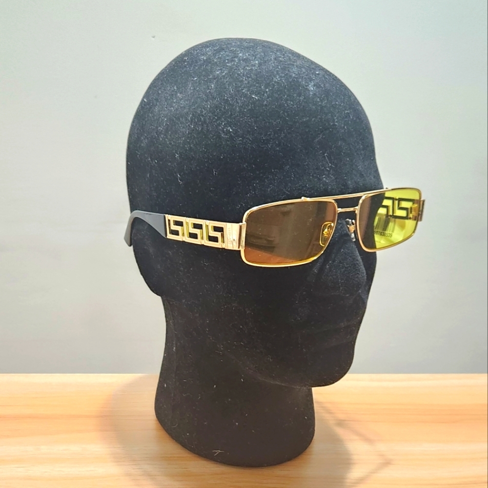 Versace Sunglasses VE2257 Frame Color Gold Rectangle Style Wmns NO CASE